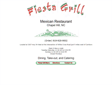 Tablet Screenshot of fiestagrill.us